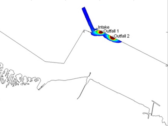 Biomass effluent dispersion modelling
