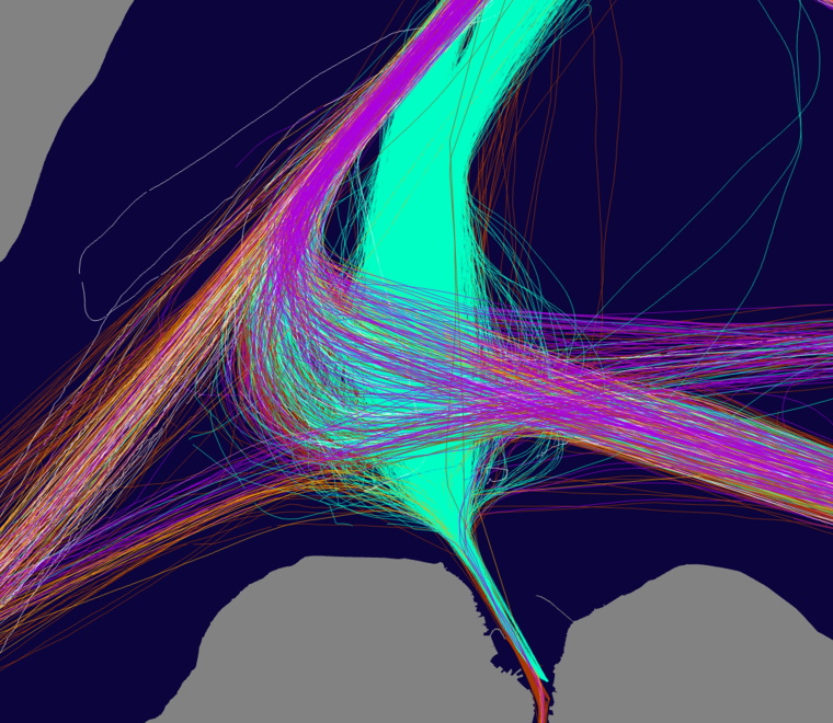 Cowes Week AIS 2017 vessels over 61m