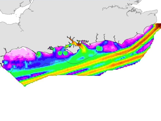 underwater noise map square