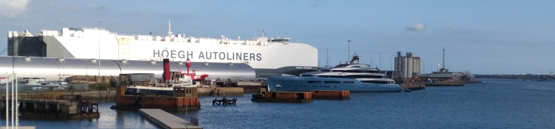 Superyaught Aviva Southampton