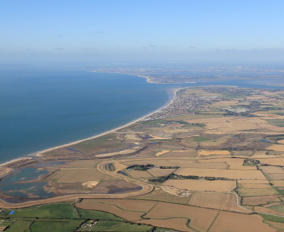 Medmerry coast aerial