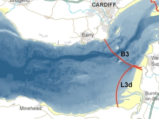 cardiff waters map