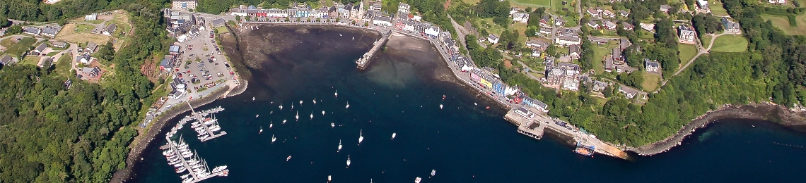 Tobermory Harbour aerial