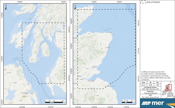 Scotland aquaculture opportunity study areas